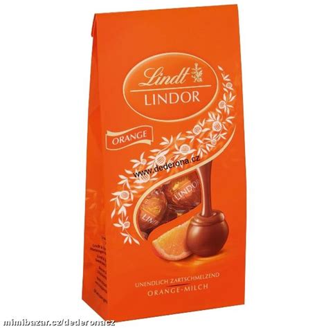 Prodám Lindt Lindor Čokoládové KuliČky PomeranČ 137g Něme Praha