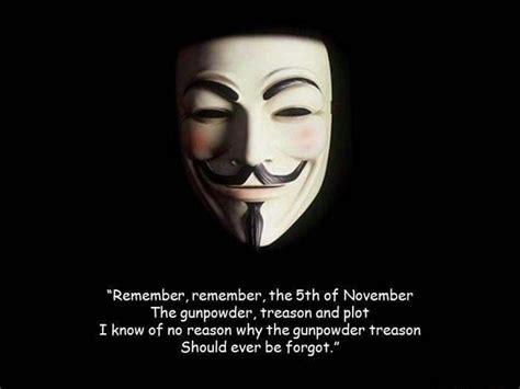 Quien Dijo Recuerda Recuerda El 5 De Noviembre