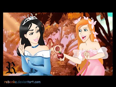 Nancy And Giselle By Rebenke On DeviantART Princess Cartoon Disney