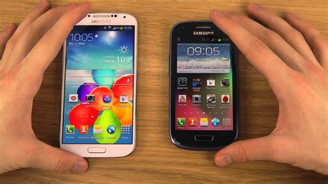 Samsung Galaxy S4 Vs Samsung Galaxy S3 Mini Review Youtube