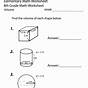 Volumes Math Worksheet