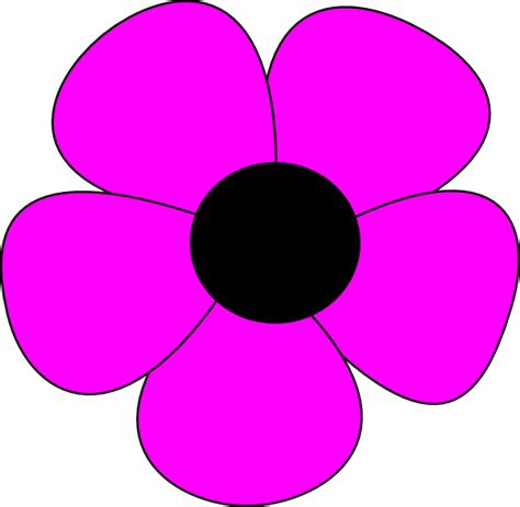 Simple Flower Clip Art At Vector Clip Art Online Royalty