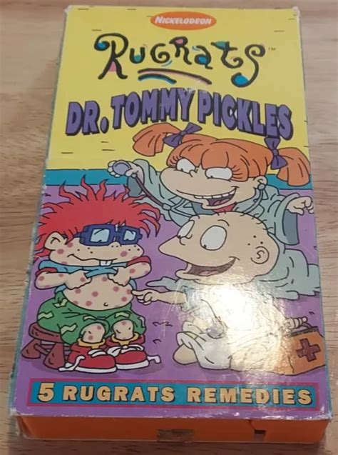 Vhs Rugrats Dr Tommy Pickles Vhs Nickelodeon Picclick Uk The Best 4745