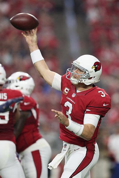 Quarterback Carson Palmer Of The Arizona Cardinals Throws A Pass During