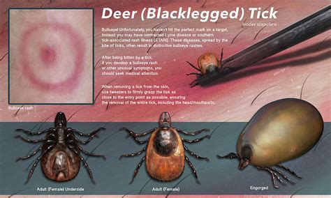Illustration Showing A Deer Tick Bite Photograph By Photon Illustration