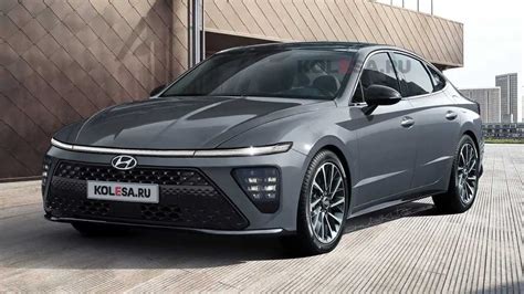 Hyundai Sonata Redesign Rendered With Staria Inspired Face