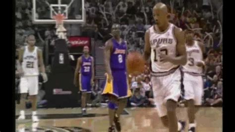 Do not miss lakers vs spurs game. Spurs vs Lakers 2003 - YouTube