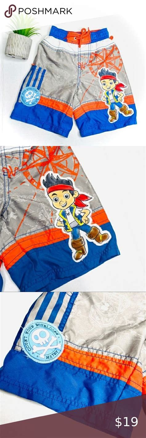 Disney Jake And The Neverland Pirates Swim Trunks Boys Swim Trunks