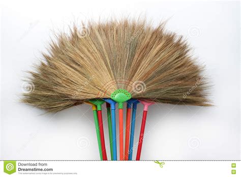 Colorful Broom Stock Image Image Of Bristle Clipping 79289635