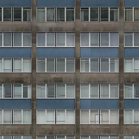 Texture Residential Building Seamless 00797