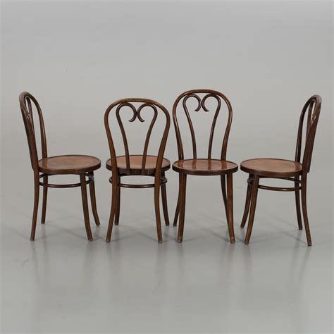 Four Bentwood Chairs Made In Romania Second Half Of 20th Century