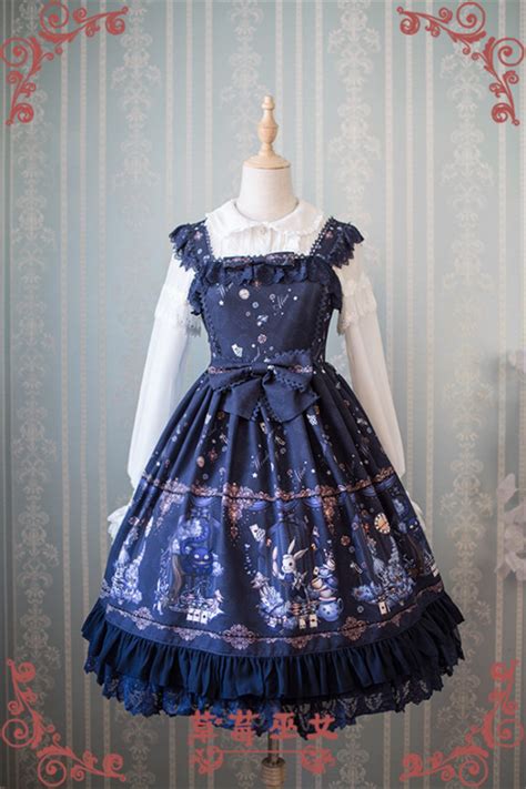 Alice In Wonderland~ Classic Lolita Jsk Dress 7999