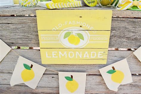 Printable Lemonade Stand Sign 8 X 10 Sign Etsy