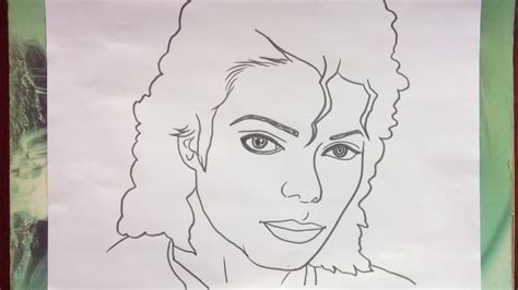 How To Draw Michael Jackson Step By Step Easy Drawing Of Michael