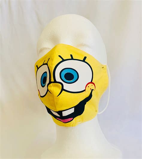 Spongebob Face Masks Etsy