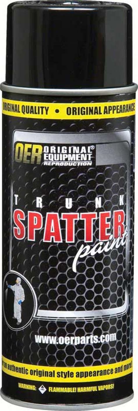 Oer Trunk Spatter Paint Clear Topcoat 16 Oz Can K51497 Mustang Depot