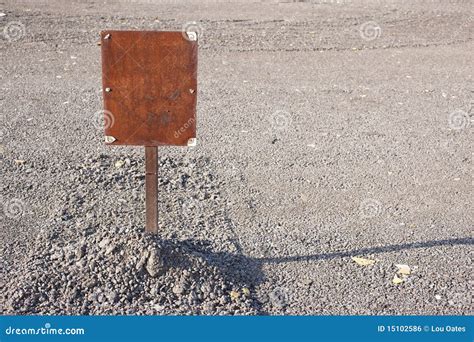 Blank Rusty Sign Royalty Free Stock Image Image 15102586