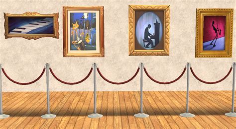 Theninthwavesims The Sims 2 Jazz Paintings From The Sims 4 Base Game