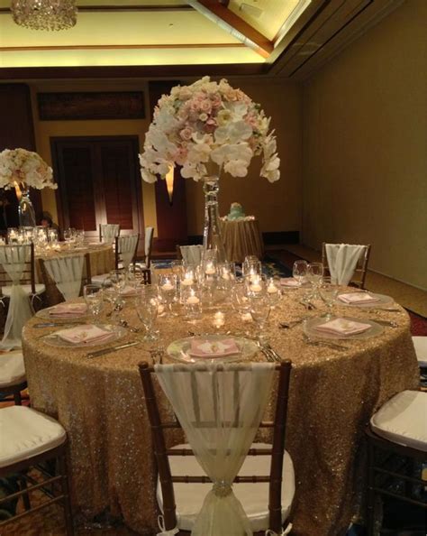 Maybe you would like to learn more about one of these? An elegant wedding reception in champagne, gold, blush ...