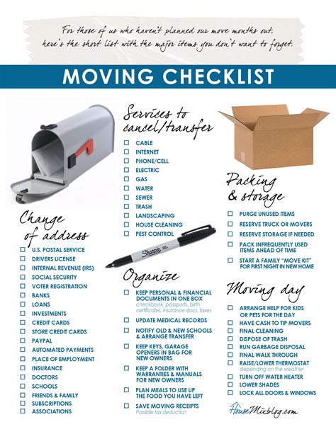 Moving Day Tips Moving Day Checklist For Your New Home