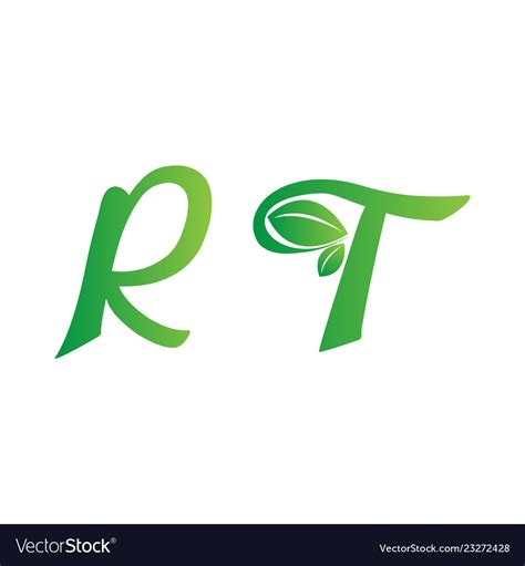 Nature Fonts Symbol Royalty Free Vector Image Vectorstock