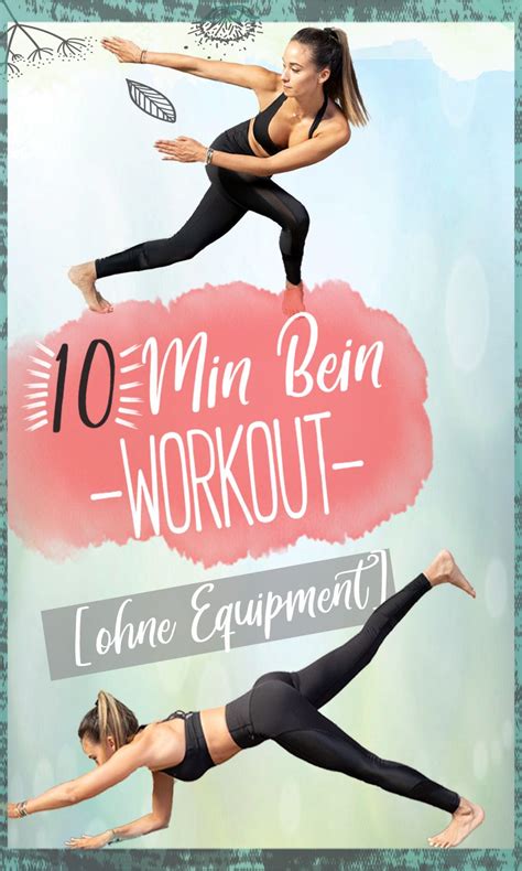 Bei dieser kurzen und knackigen trainingsform werden unterschiedliche muskelgruppen im wechsel gefordert. BEIN Workout für Zuhause - 10 Übungen in 10 Minuten Dieses ...