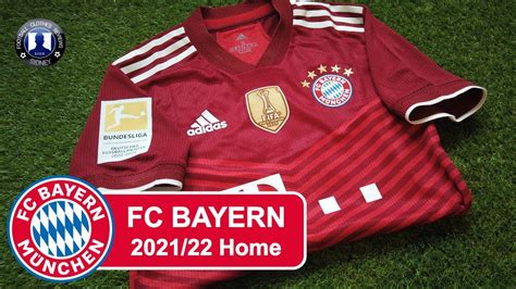 Fc Bayern Munich 202122 Home Jersey Unboxing Try On Jerfc