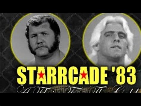 Aug Nwa Starrcade Steel Cage Title Match Ric Flair Vs