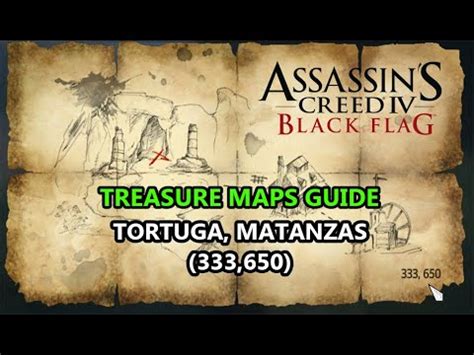 Assassin S Creed Iv Black Flag Treasure Map Tortuga Matanzas