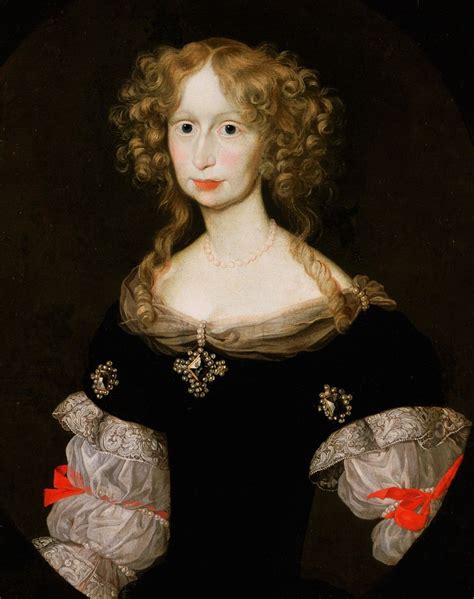 A Lady Of The Court Of Philip Iv 17th Century Portrai