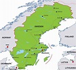 La Capital de Suecia mapa - ciudad Capital de Suecia mapa (Södermanland ...