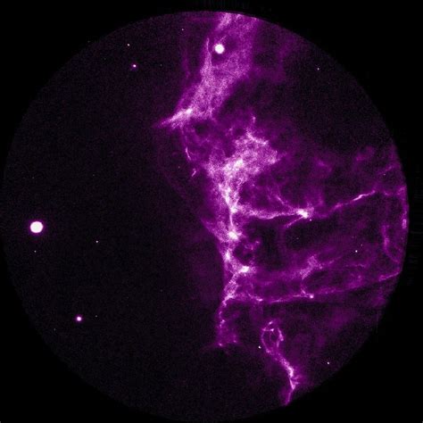Far Ultraviolet Image Of The Cygnus Loop Nebula Taken By The