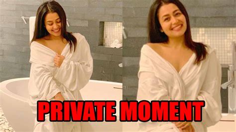 Neha Kakkar Shares Private Moment In Bathrobe Fans Go Crazy Iwmbuzz