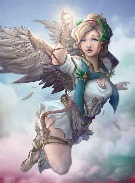 Winged Victory Mercy Overwatch By Totemos On Deviantart