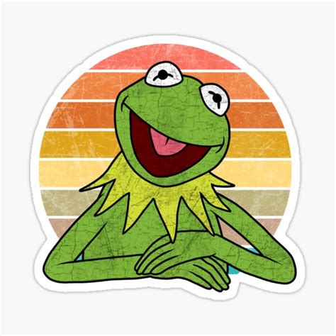 Kermit The Frog Sticker For Sale By Valentinahramov Redbubble