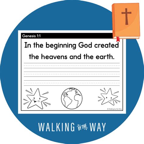 Bible Copywork For Kindergarten Walking By The Way