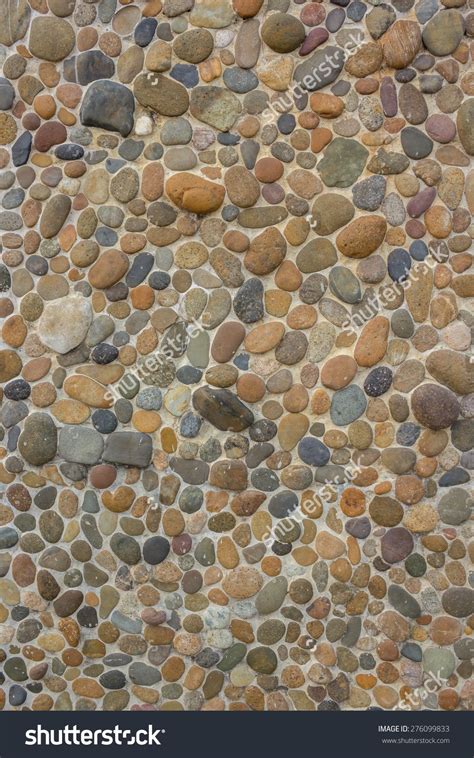Seamless Stone Pebble Texture Exposed Aggregate Photo Image Royalty