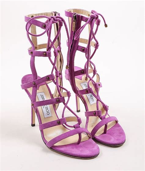 Purple Gladiator Sandals
