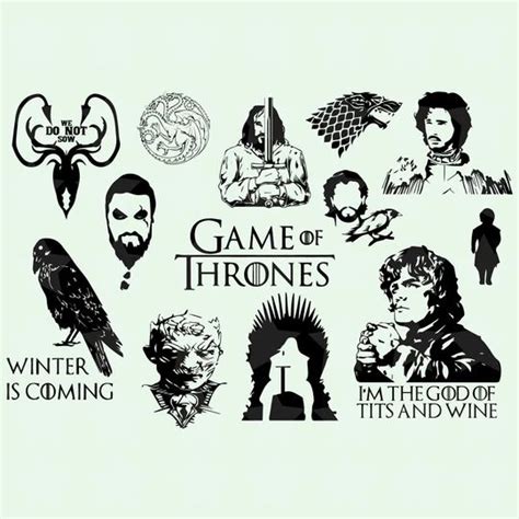 Game Of Thrones Bundle Svg Game Of Thrones Game Of Thrones T Gam