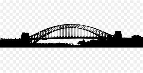 Sydney Harbour Bridge Black And White
