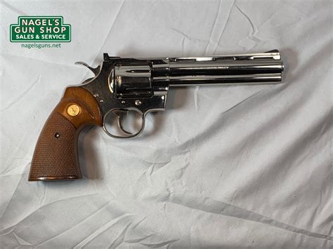 Colt Python 357 Magnum Revolver 6 Barrel Excellent Condition Preowned Nagels Gun Shop