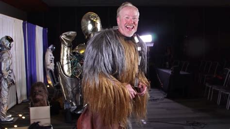 Adam Savage Goes Incognito As Chewbacca With C 3po At Silicon Valley
