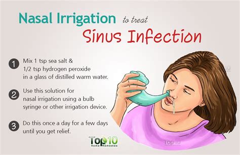 how to treat sinus infection at home how to do it