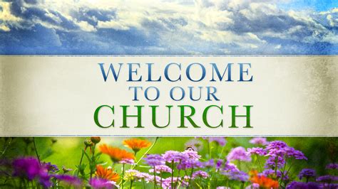 Welcome Powerpoint Backgrounds Religious
