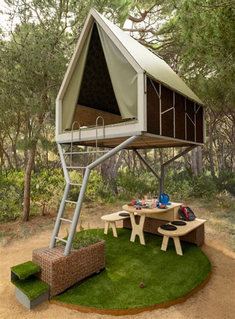 Pinea Air Room una eco cabaña con forma de casita de árbol para hacer
