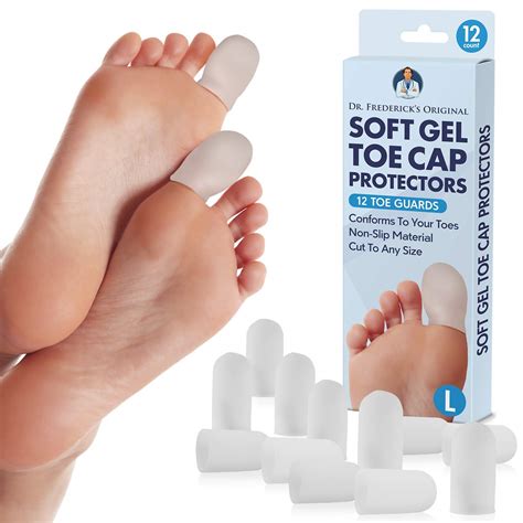 Buy Dr Frederick S Original Soft Gel Toe Protectors For Men Women Pieces Toe Caps For