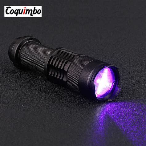 Redgreenwhiteuv Light Led Flashlight Sk68 Purple Violet 395nm Torch