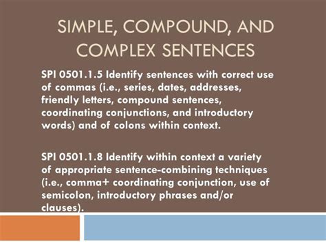 (a) a complex sentence consists of a principal clause and one or more subordinate clauses. PPT - Simple, Compound, and Complex Sentences PowerPoint ...