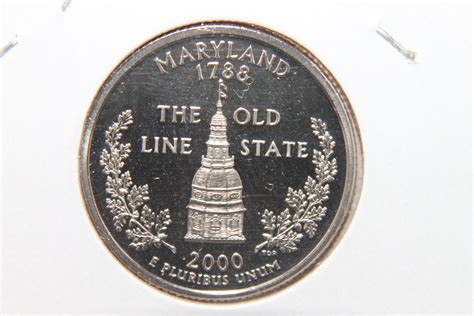 2000 S Proof Maryland State Quarter 8081