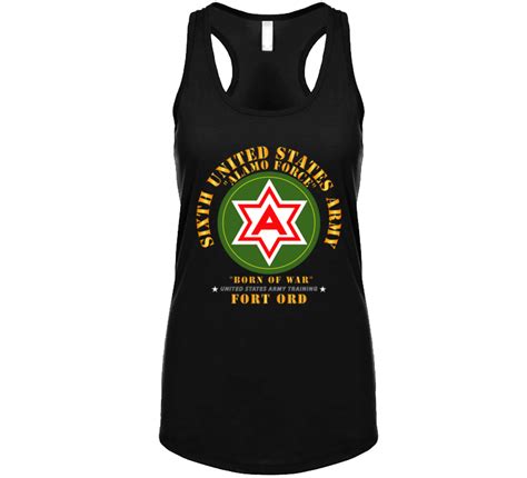 Army 6th United States Army Fort Ord Tanktop